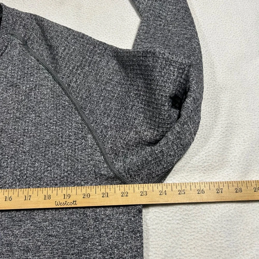 Lululemon Metal Vent Tech Shirt Mens XL Grey Long Sleeve Seamless Pullover READ